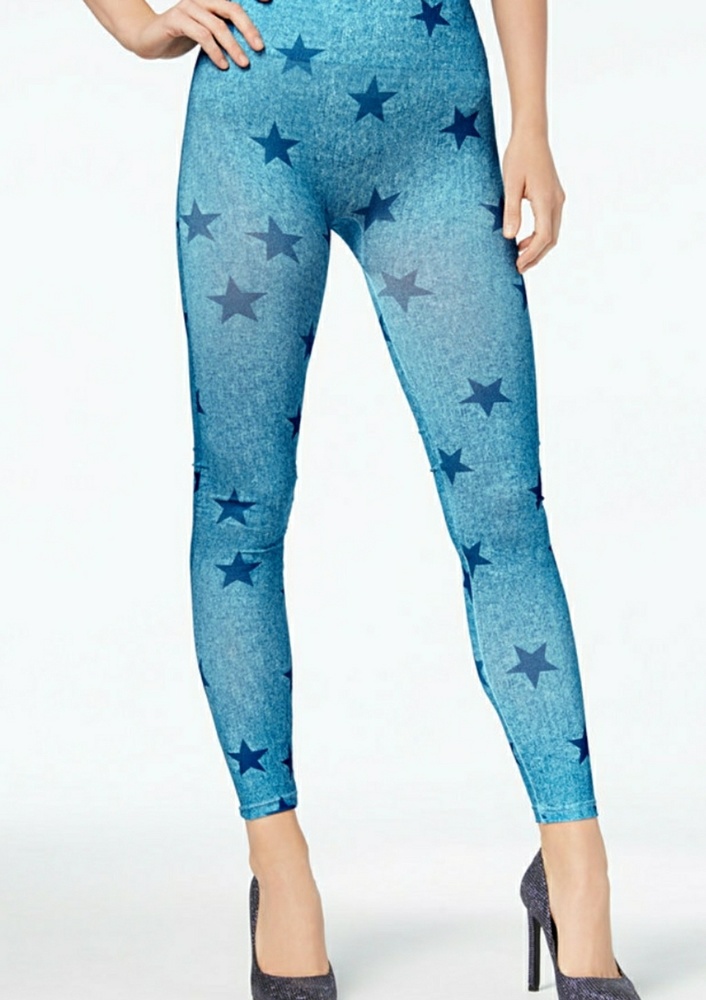 Star Denim Leggins